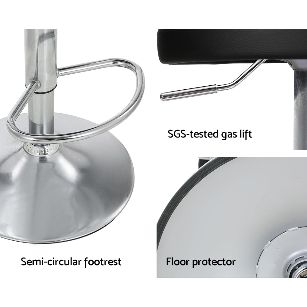 Artiss Adjustable PU Leather Bar Stools