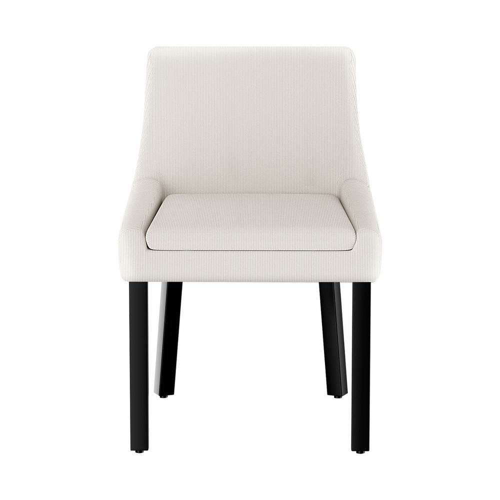 Corduroy Dining Chairs Set of 4 - Beige