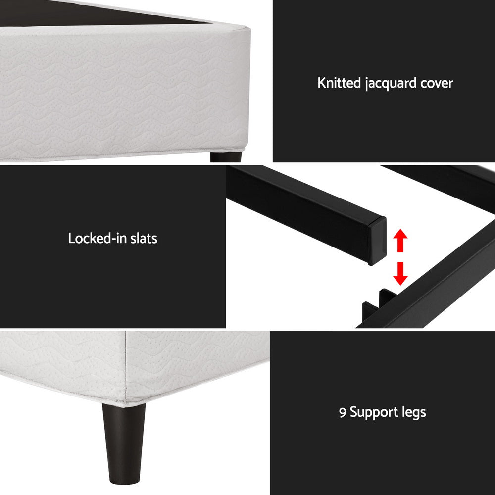 Artiss Mason Queen Size Metal Bed Frame