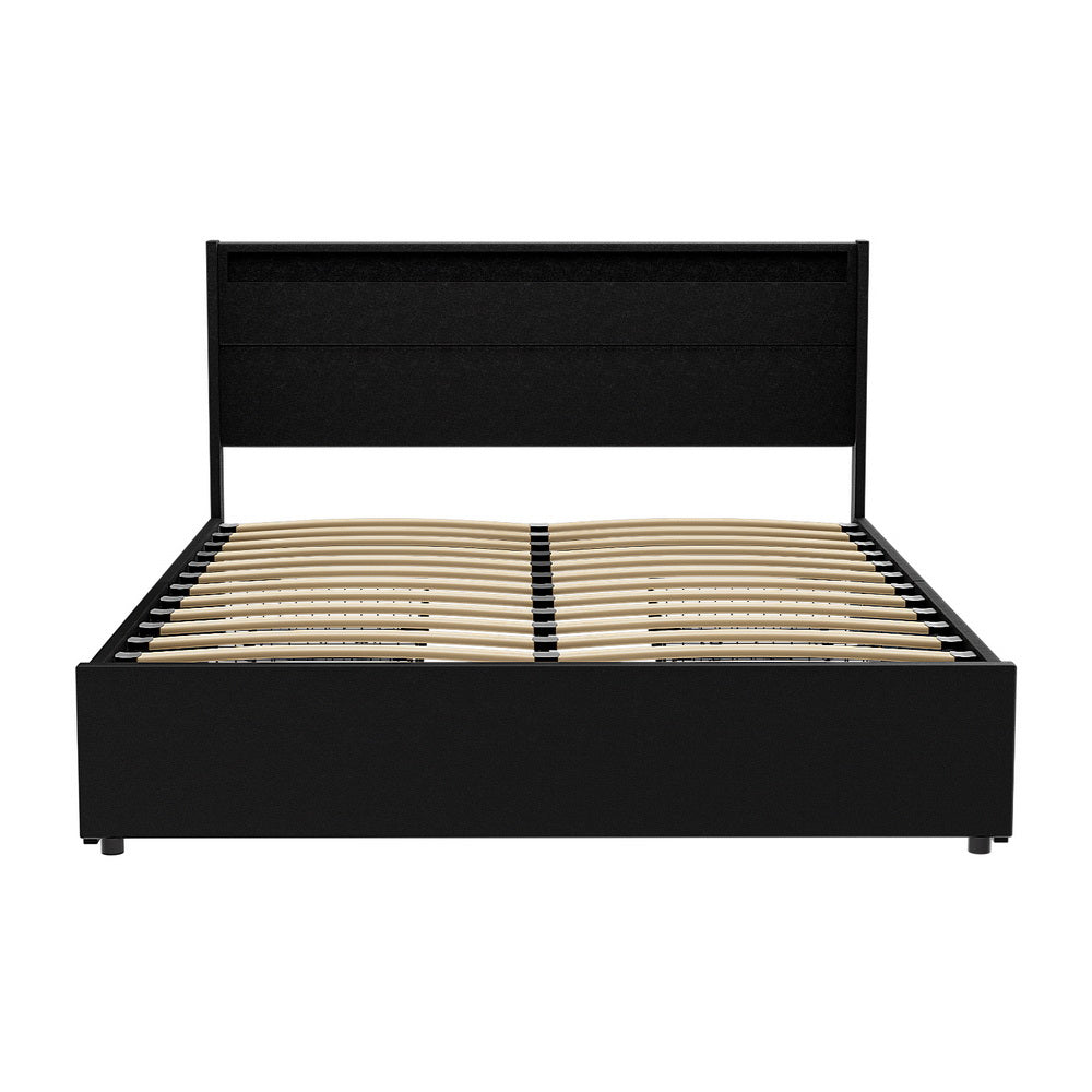 Artiss Dunn Queen Size LED Bed Frame
