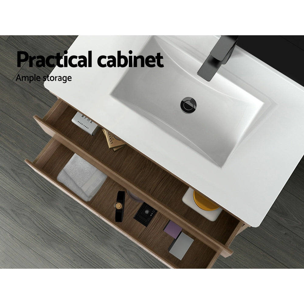 Cefito 915mm Oak Vanity Unit with Basin