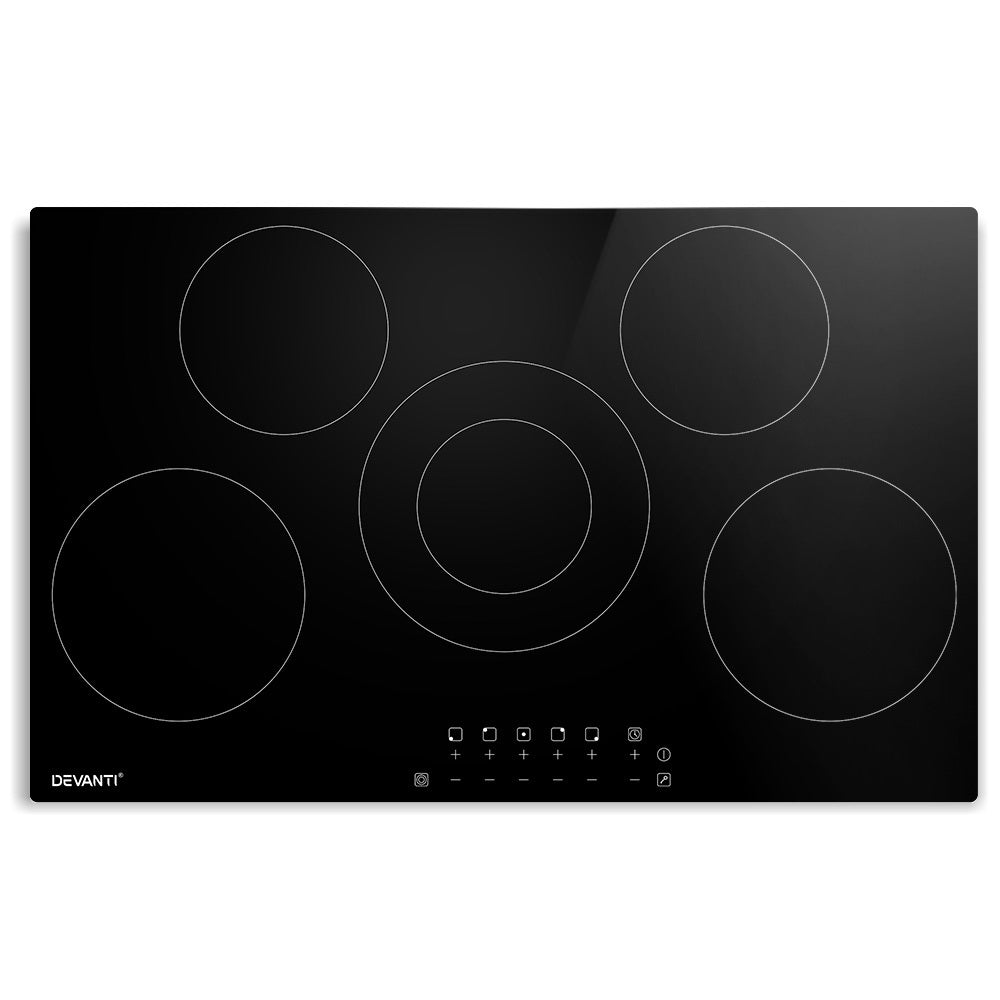 90cm Electric Ceramic Cooktop with Touch Controls