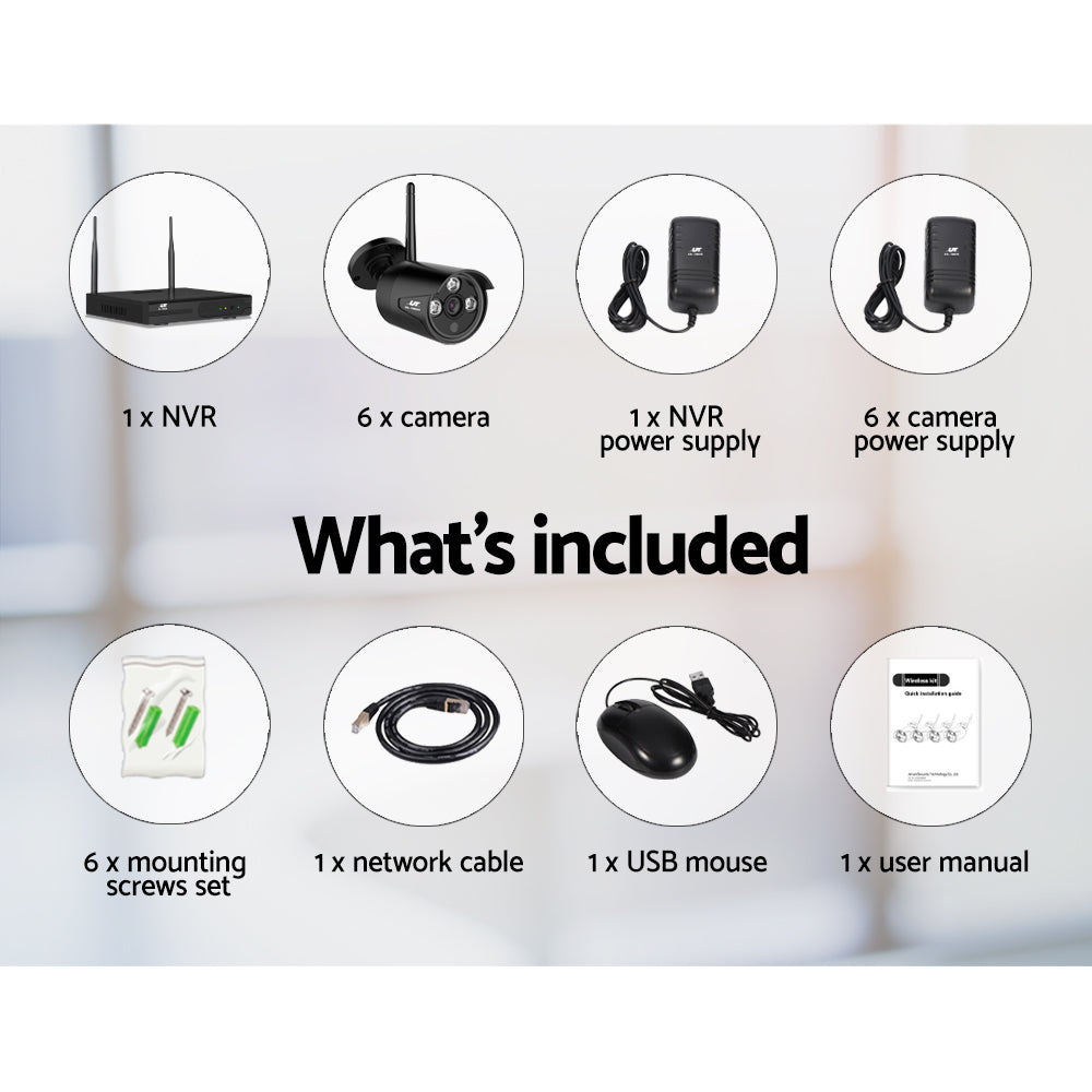 UL-TECH Wireless 8CH CCTV Security System