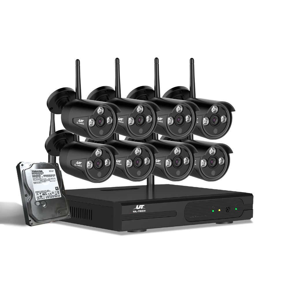 UL-tech 8CH Wireless CCTV Security System