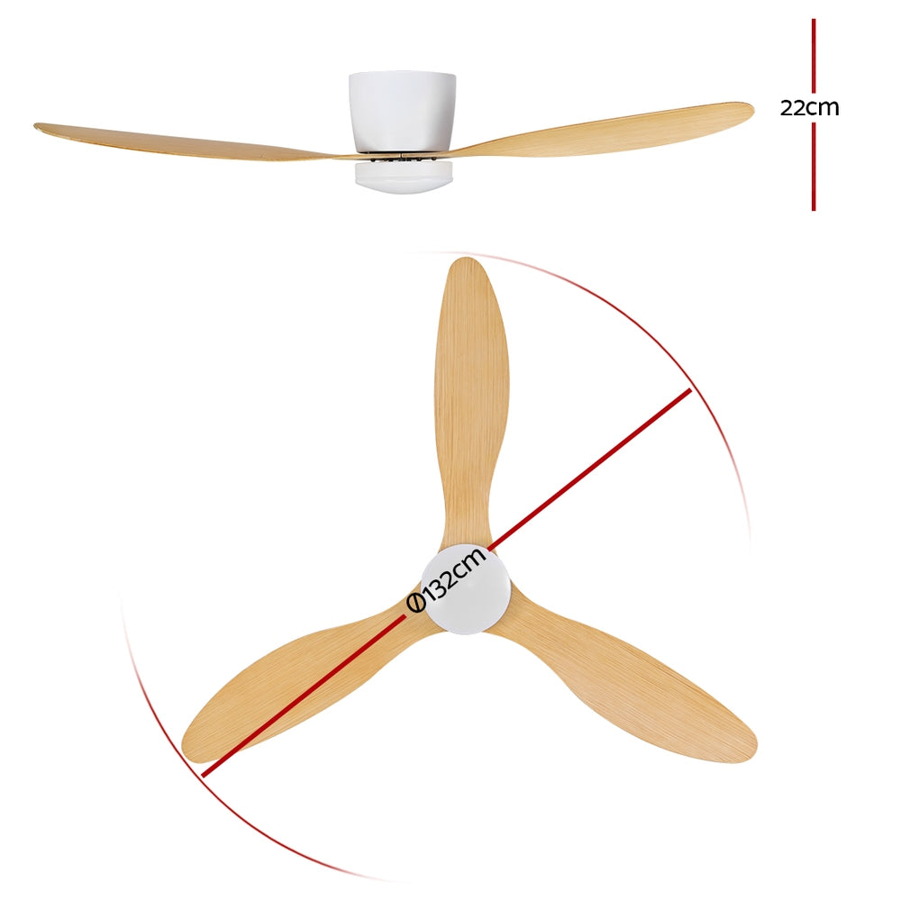 Devanti 52" DC Motor Ceiling Fan with Light