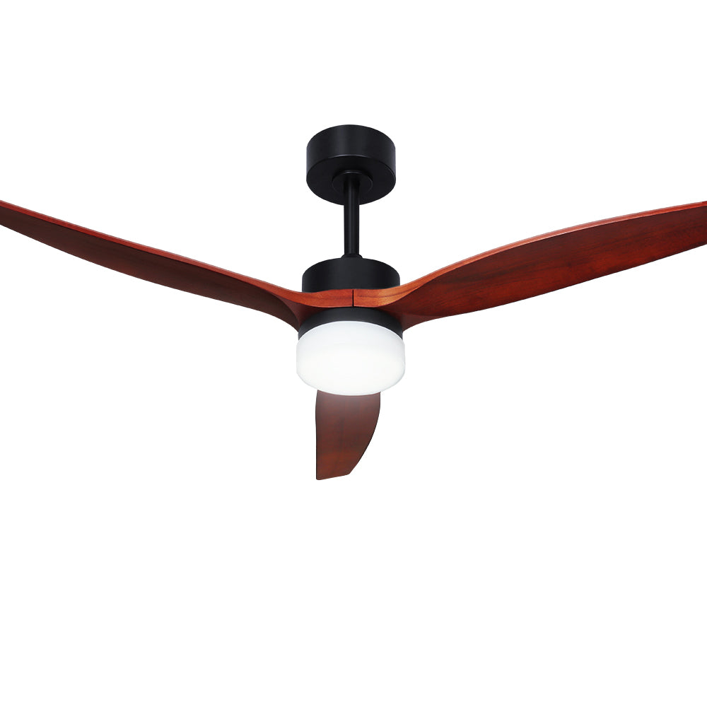 Devanti 52'' Dark Wood Ceiling Fan with Light