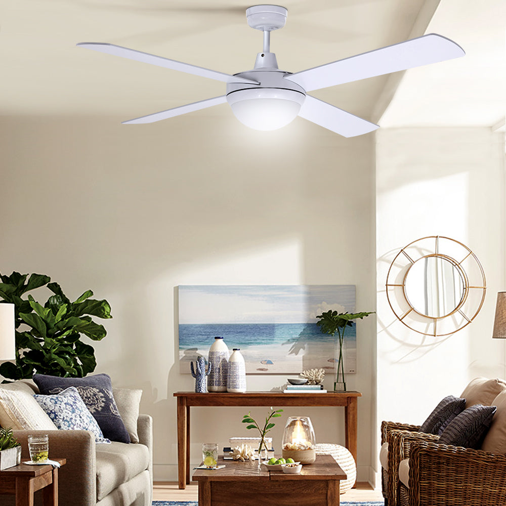 Devanti 52'' Remote-Controlled Ceiling Fan with Light