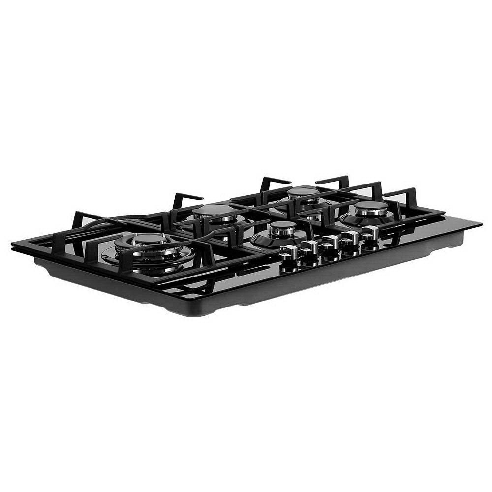 90cm 5-Burner Gas Cooktop in Black