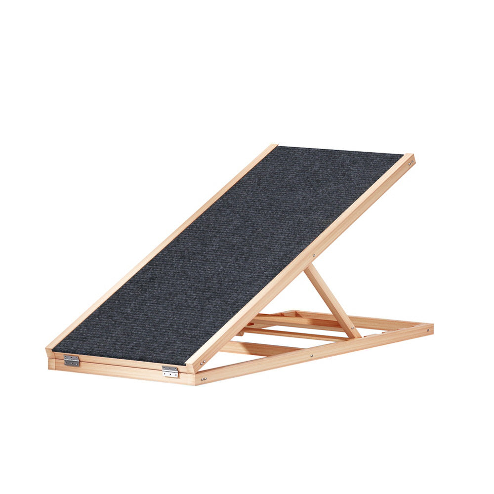 i.Pet Adjustable Wooden Dog Ramp