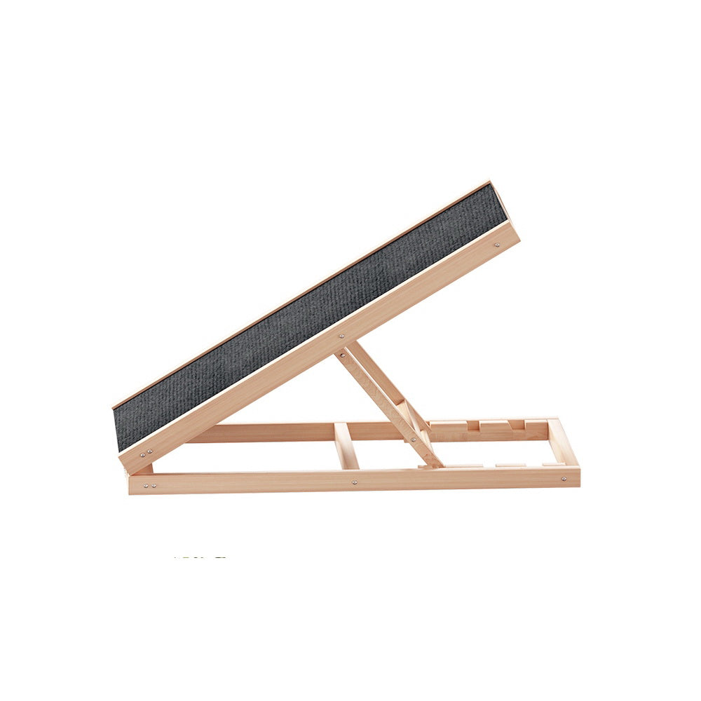 i.Pet Adjustable Wooden Dog Ramp