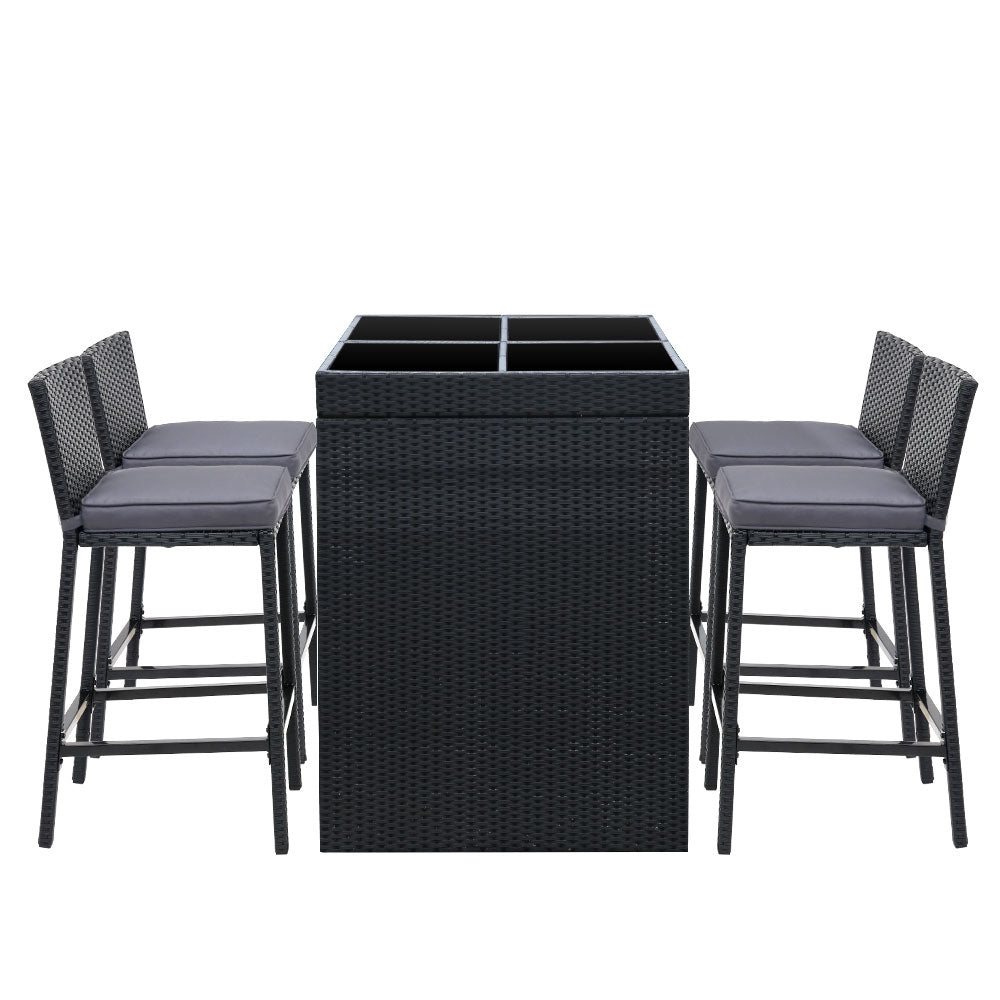 Gardeon 5-Piece Outdoor Bar Set