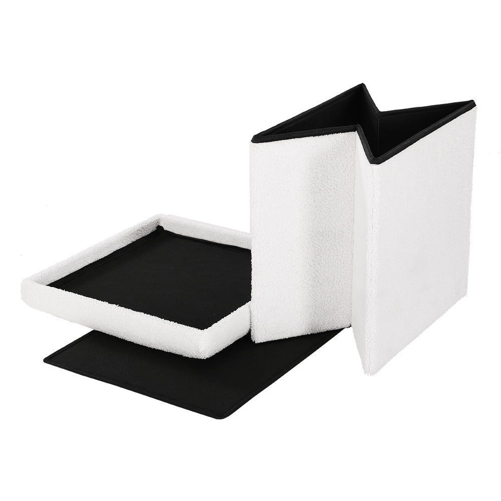 Artiss Janeska Stylish Ottoman Storage Foot Stool