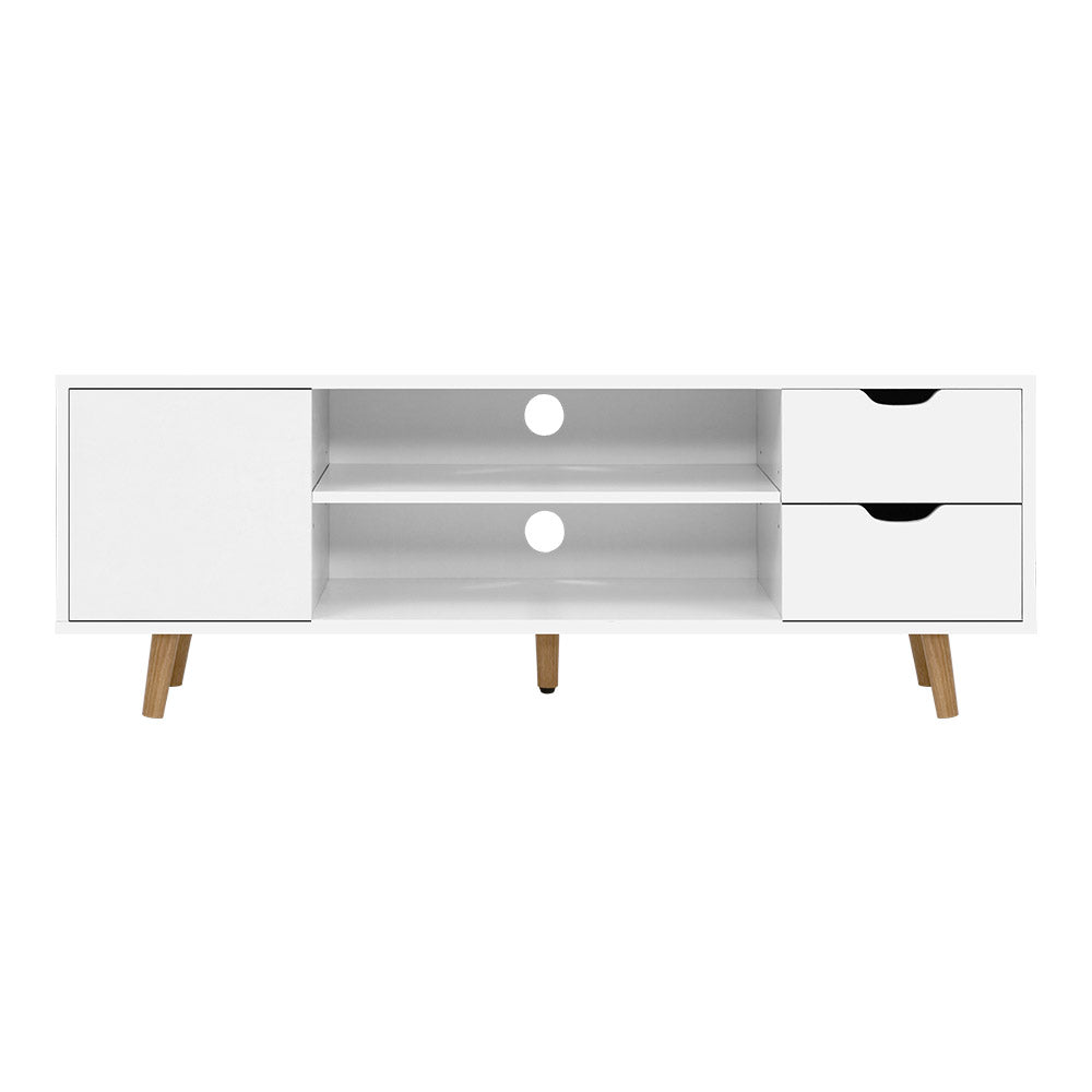 Artiss Larin 120cm White TV Cabinet
