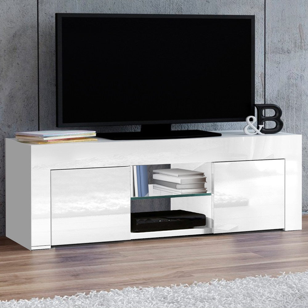 Artiss 130cm White Entertainment Unit TV Cabinet
