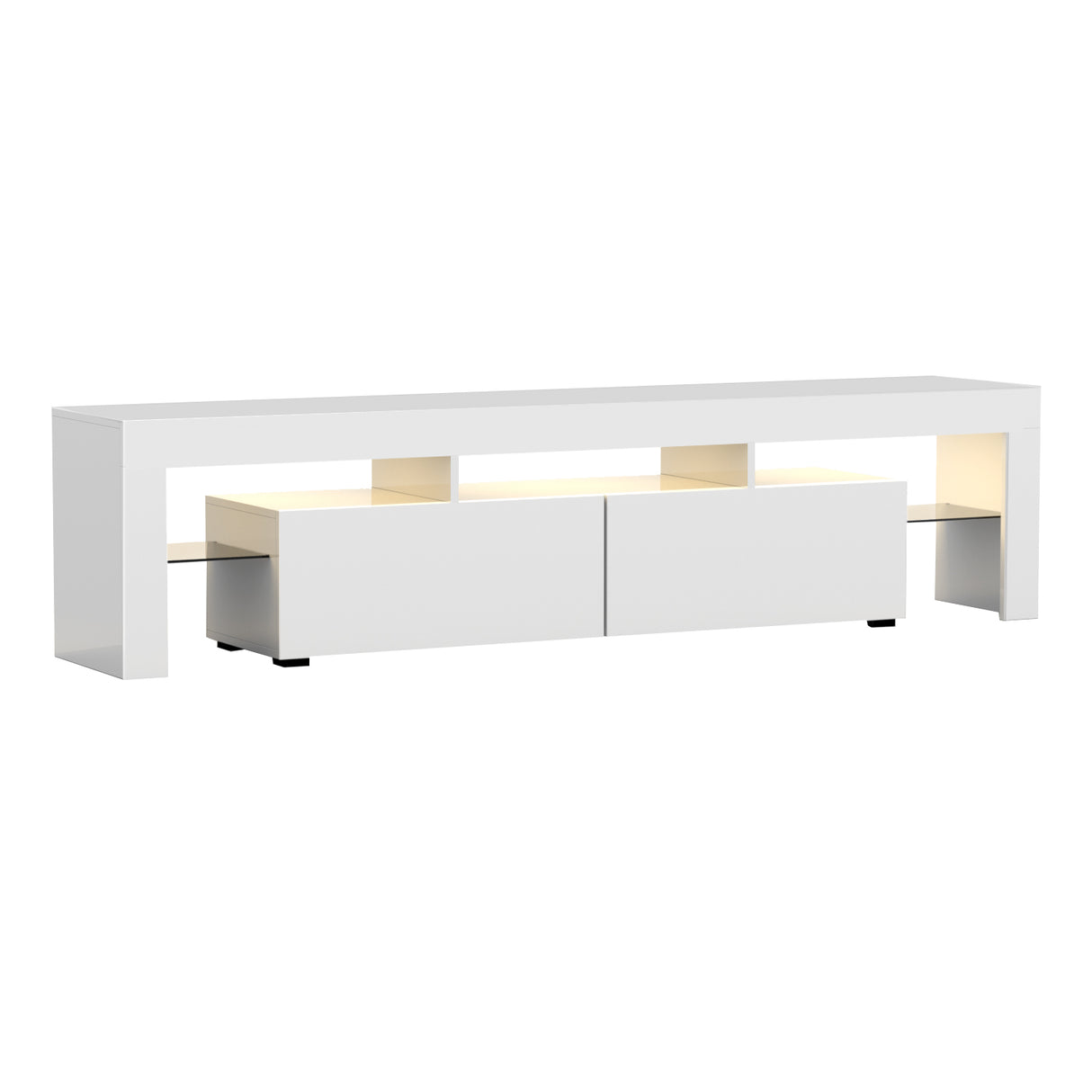 Artiss LED Entertainment Unit with Shelves