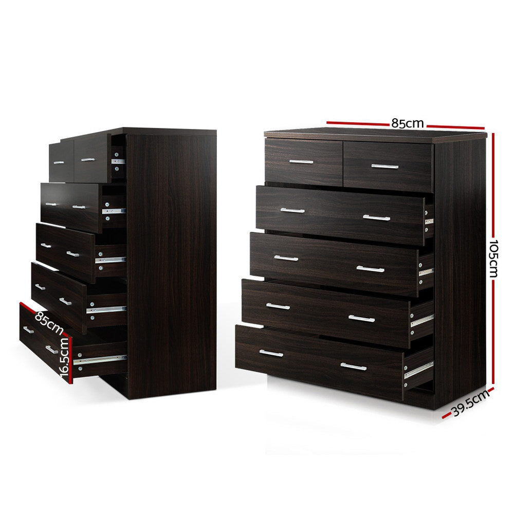 Contemporary 6-Drawer Chest for Elegant Storage