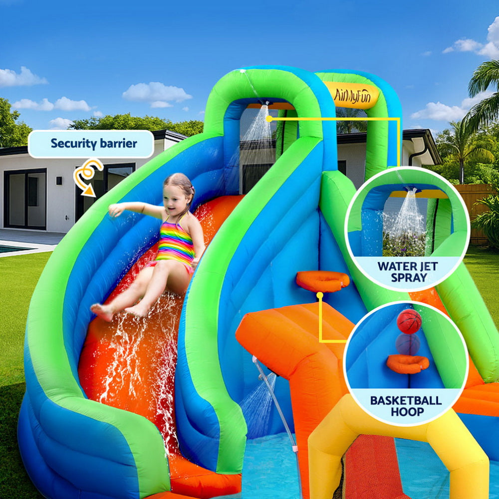 AirMyFun Kids Inflatable Water Park Slide