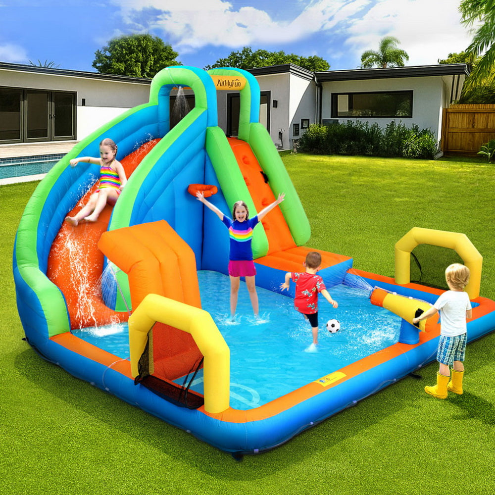 AirMyFun Kids Inflatable Water Park Slide