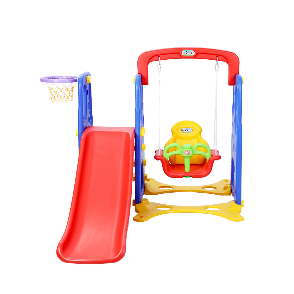 Keezi 3-in-1 Kids Slide Swing Set