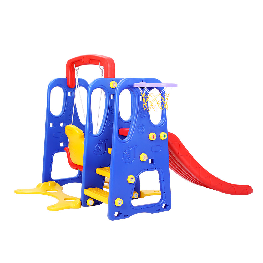 Keezi 3-in-1 Kids Slide Swing Set