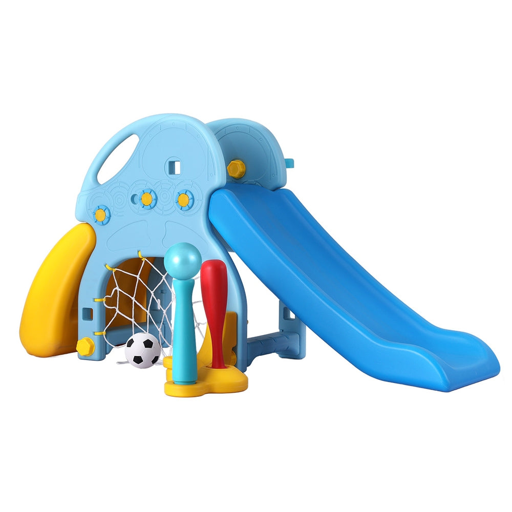 Keezi 5-in-1 Kids Slide and Play Set