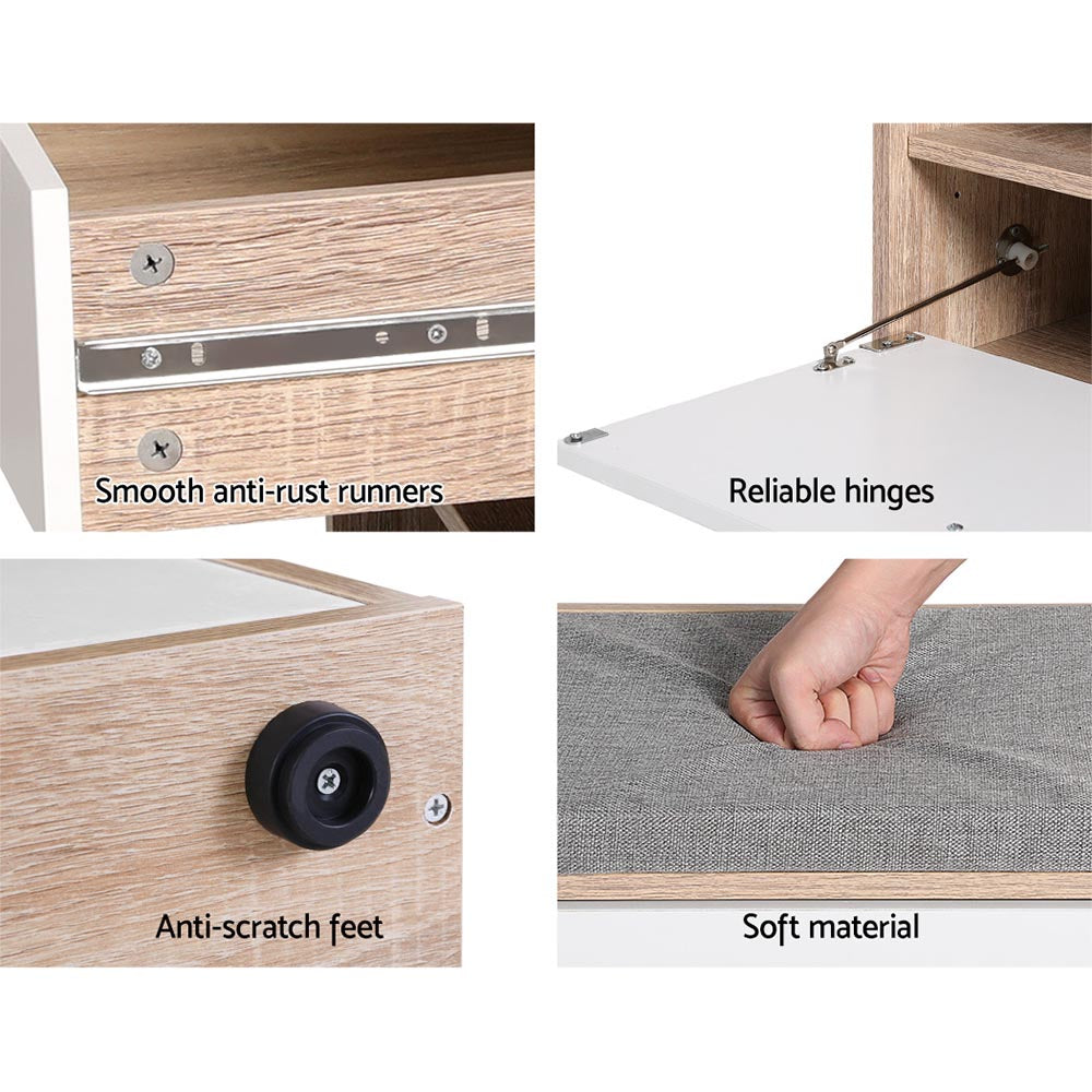 Elegant White Shoe Rack Cabinet Bench