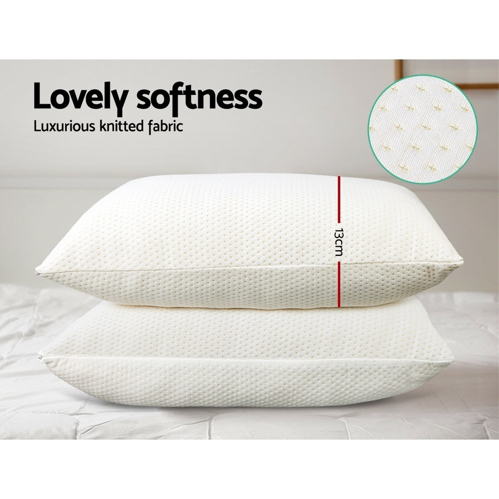 Giselle Bedding Memory Foam Pillow - Twin Pack