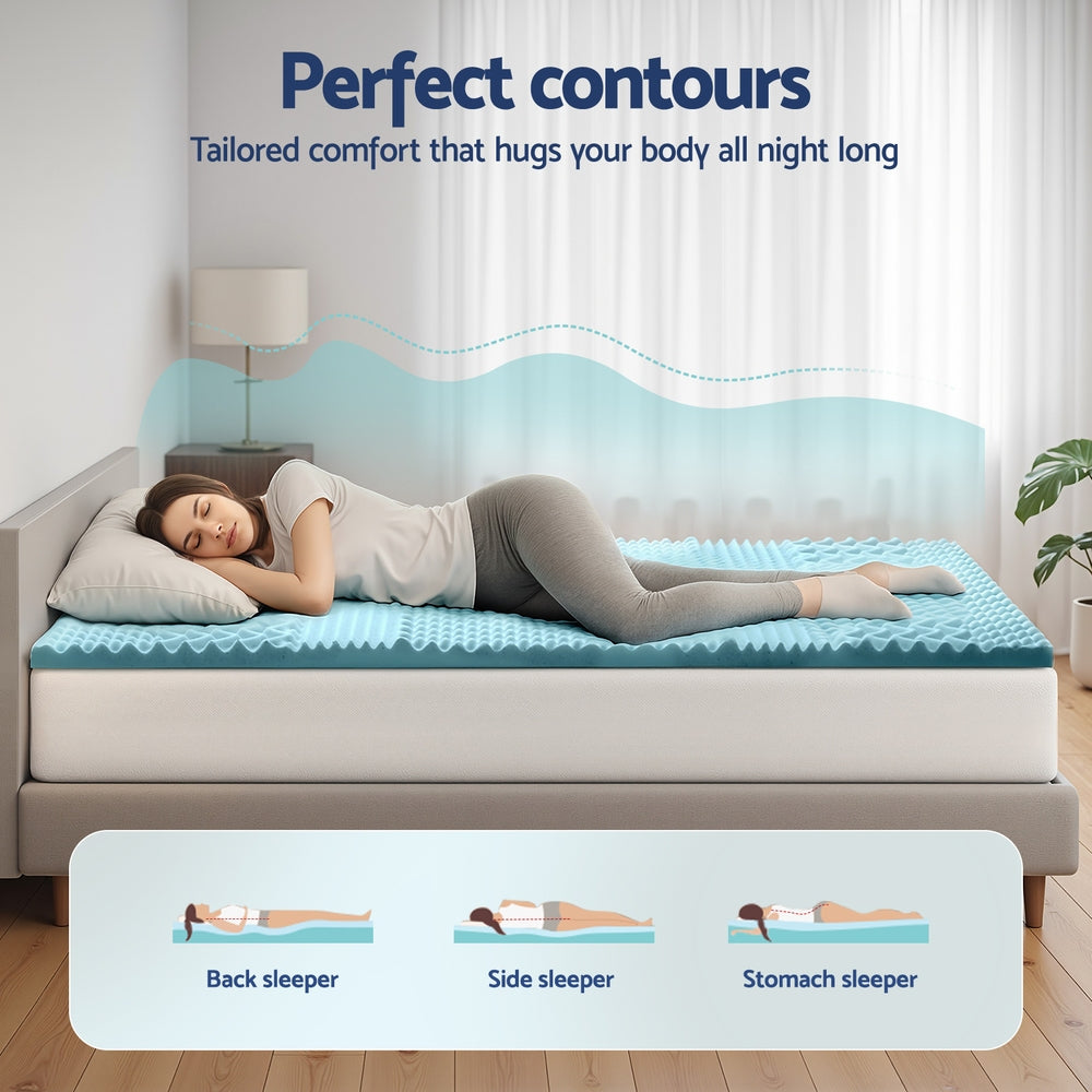 Giselle Bedding 7-Zone Memory Foam Topper