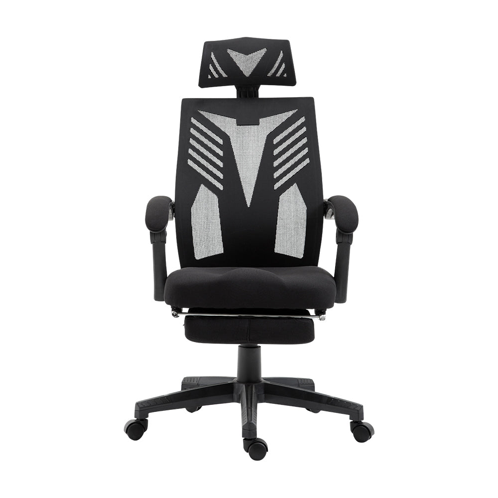 Artiss Matrix Black Mesh Office Chair Recliner