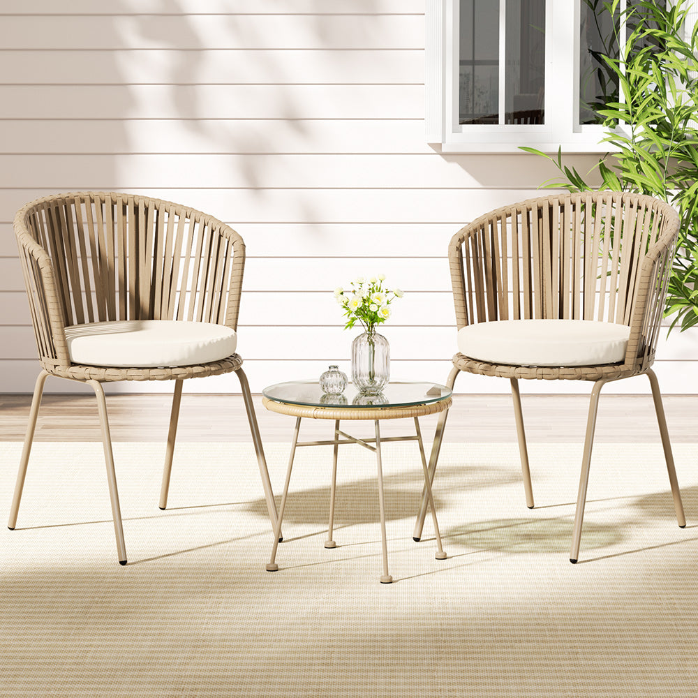 Gardeon 3-Piece Outdoor Bistro Set