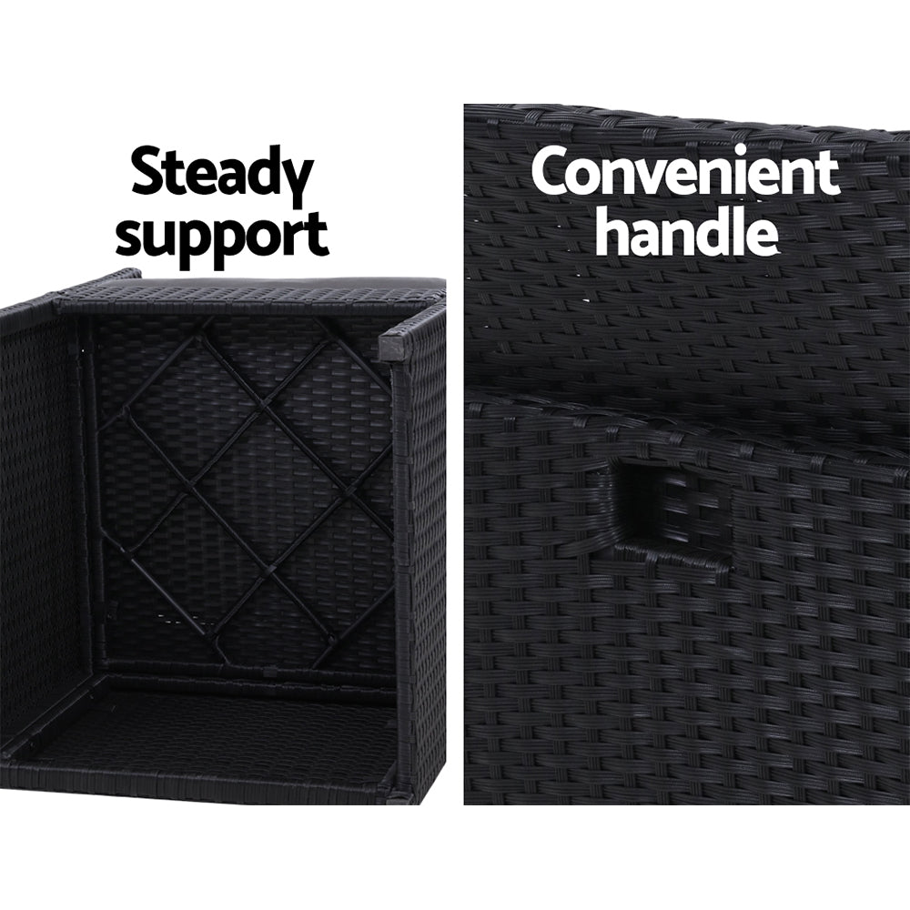 Gardeon Elegant 3PC Rattan Bistro Set