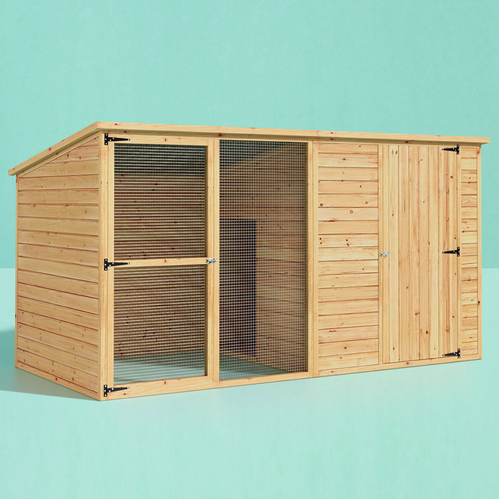 Extra Large Wooden Outdoor Dog Kennel