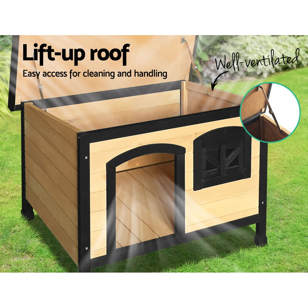 Extra Large Wooden Weatherproof Dog Kennel