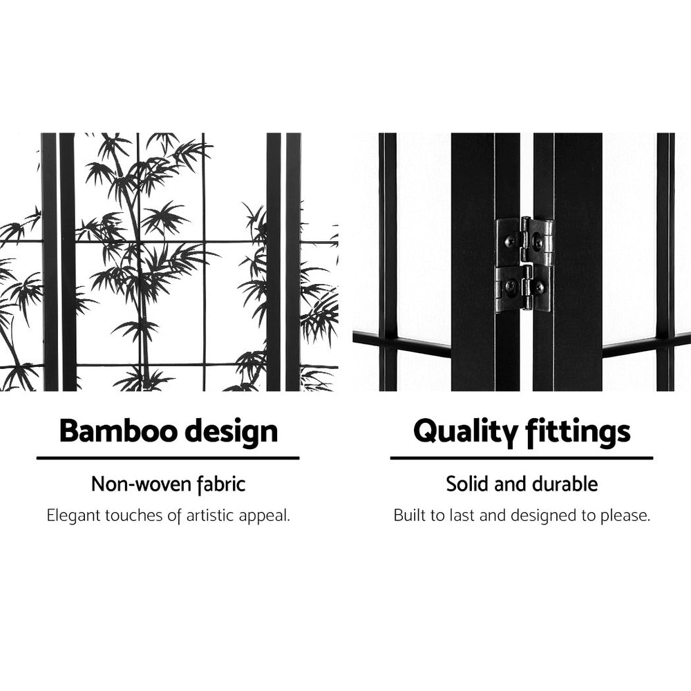 Artiss 8 Panel Bamboo Room Divider Screen