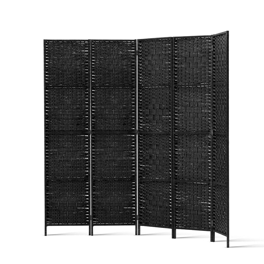 Artiss 4-Panel Woven Room Divider Screen