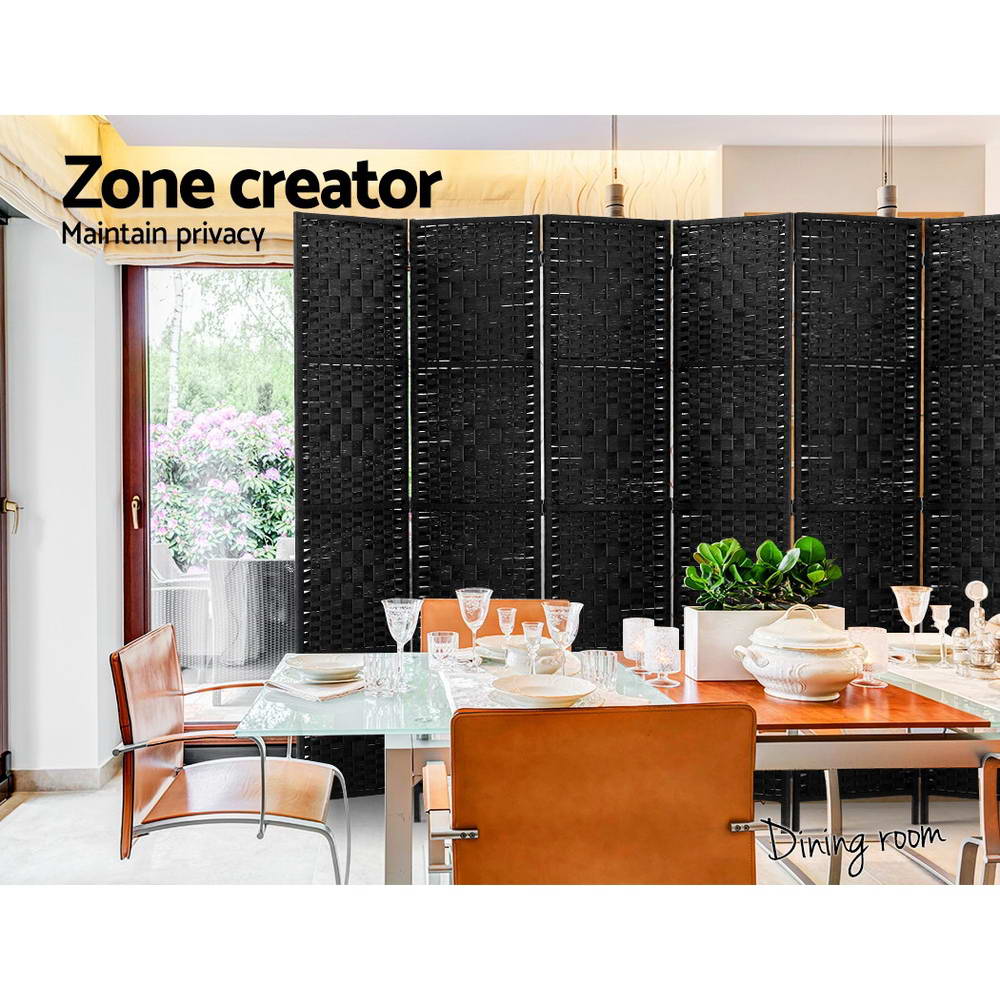 Artiss Woven 8-Panel Room Divider Screen