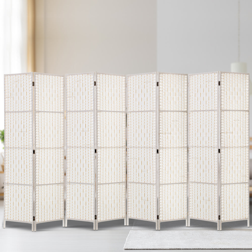Artiss Woven 8-Panel Room Divider Screen