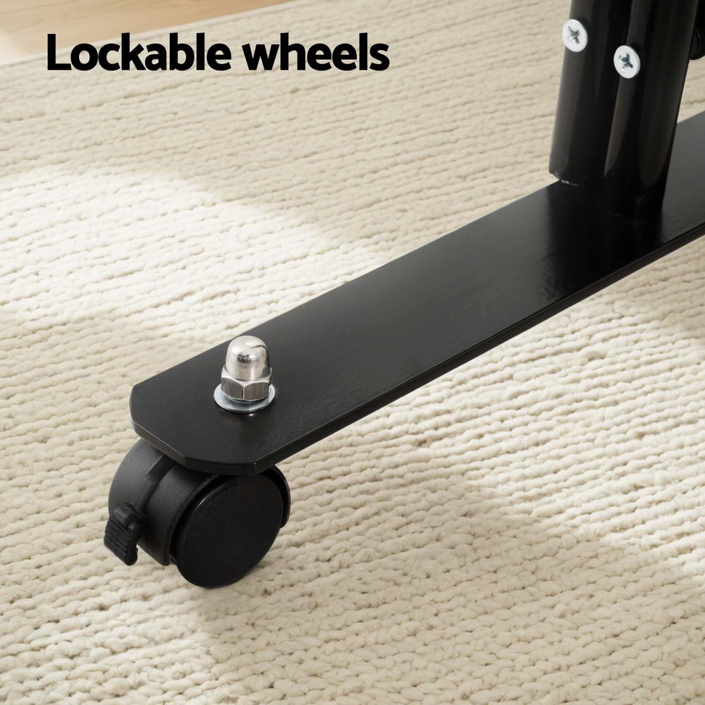 Artiss 4-Panel Room Divider Screen - Black