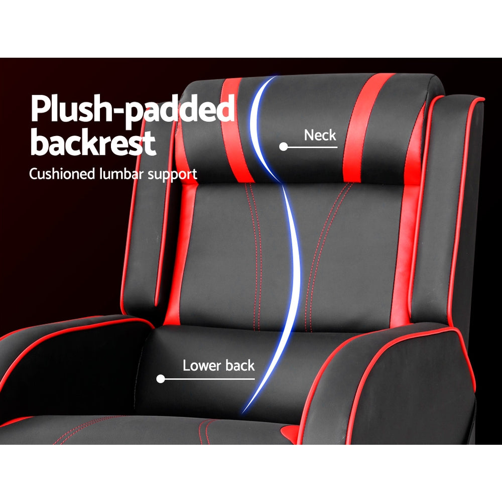 Premium Leather Recliner Gaming Chair