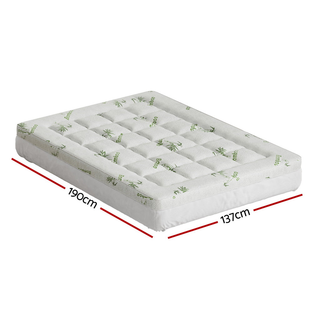 Giselle Bedding Luxury Bamboo Mattress Topper