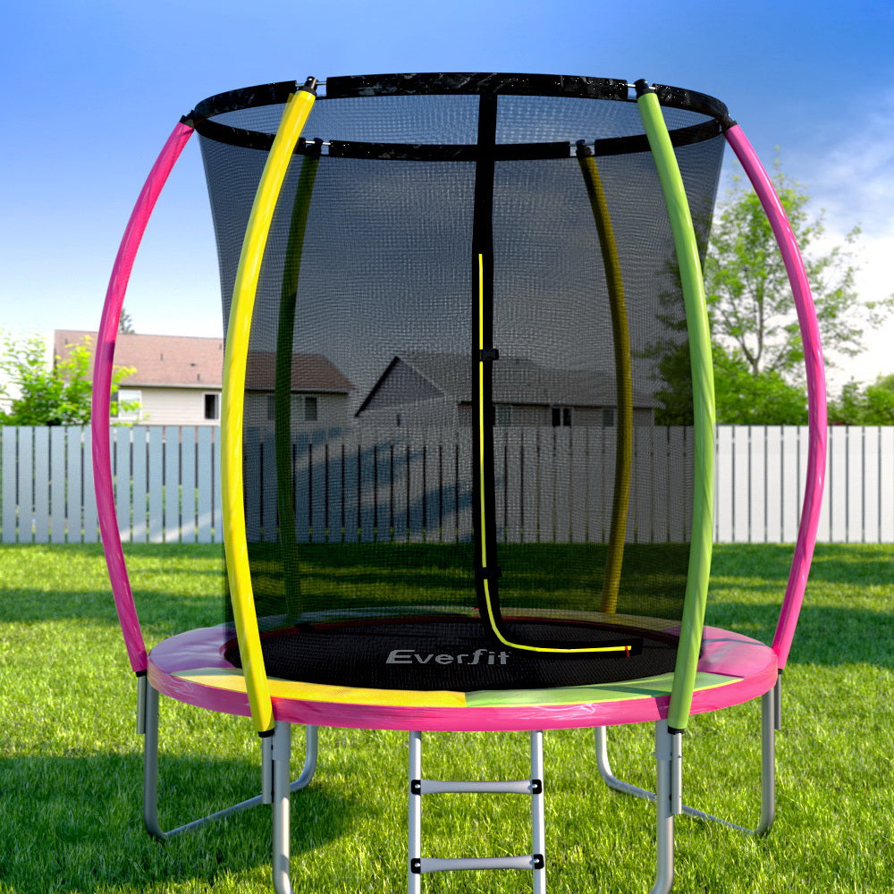 Everfit 6ft Kids Round Trampoline Rebounder