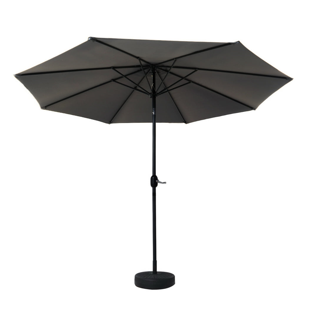 Instahut Outdoor Umbrella Base Beach Pole Garden Tilt Sun Patio UV Canopy