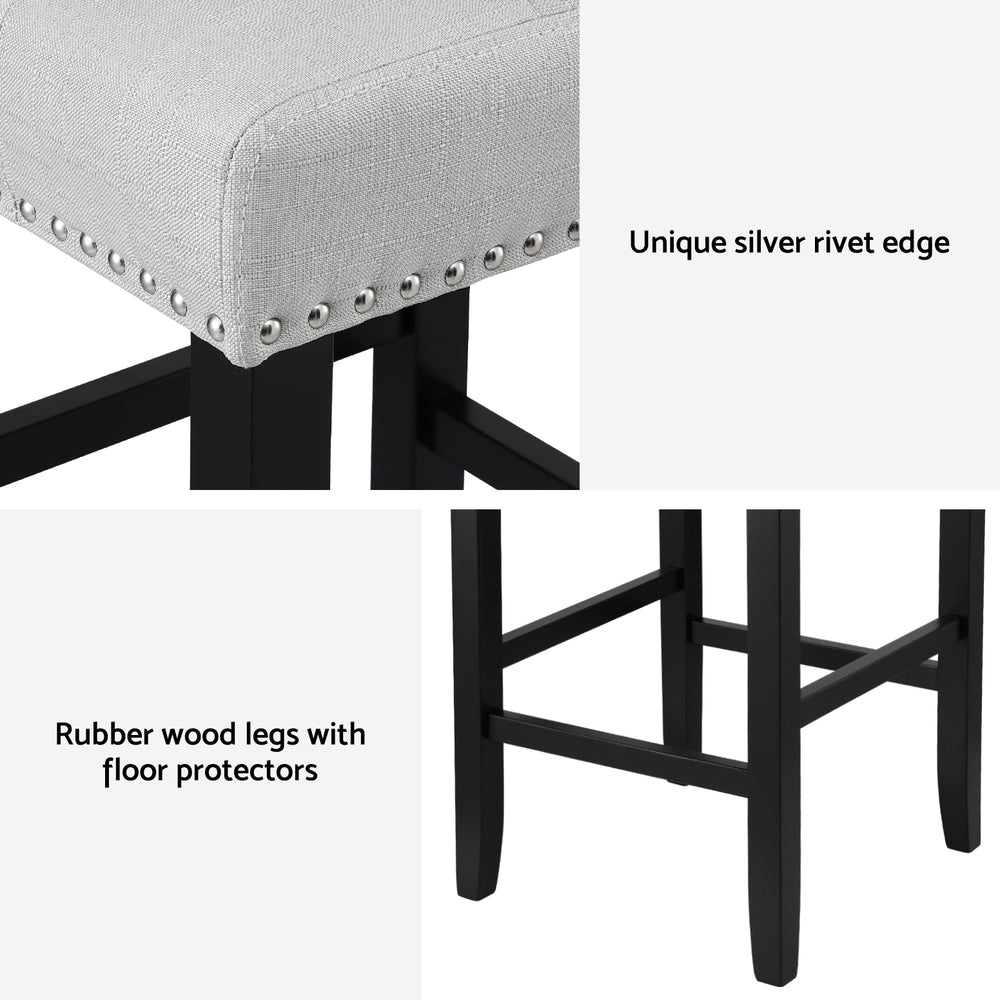 Artiss Ergonomic Wooden Bar Stools Set of 4