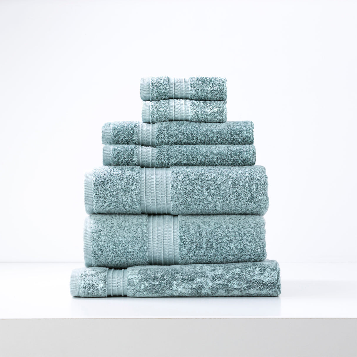 Brentwood 650 GSM Low Twist 7 Piece Bath Sheet Towel Set by Renee Taylor