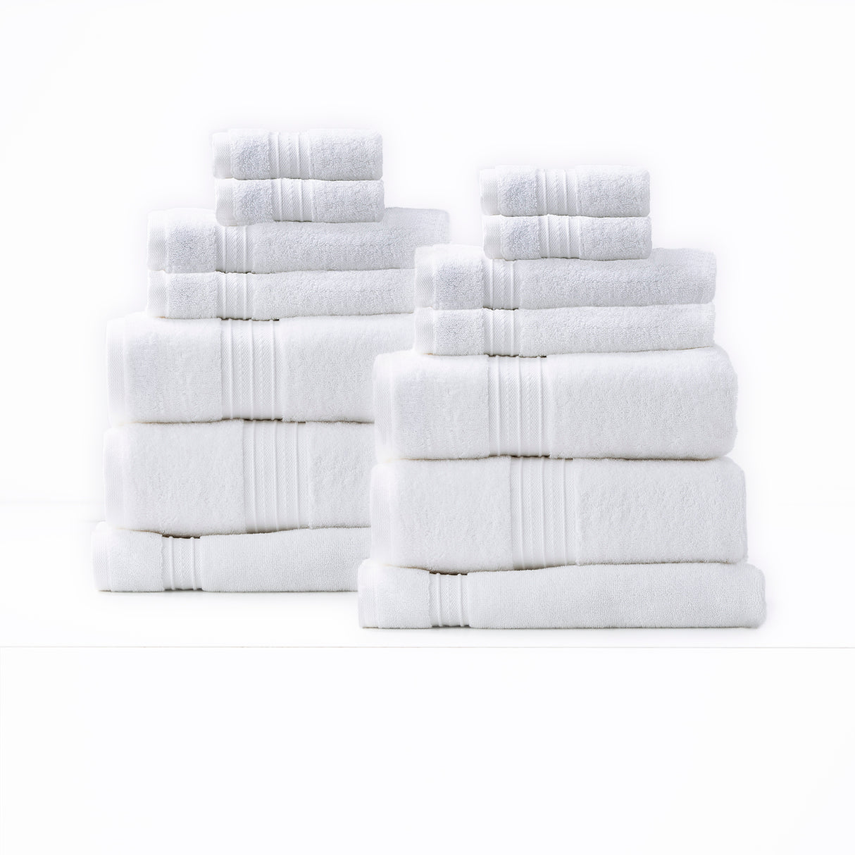 Brentwood 650 GSM Low Twist 14 Piece Bath Sheet Towel Set by Renee Taylor