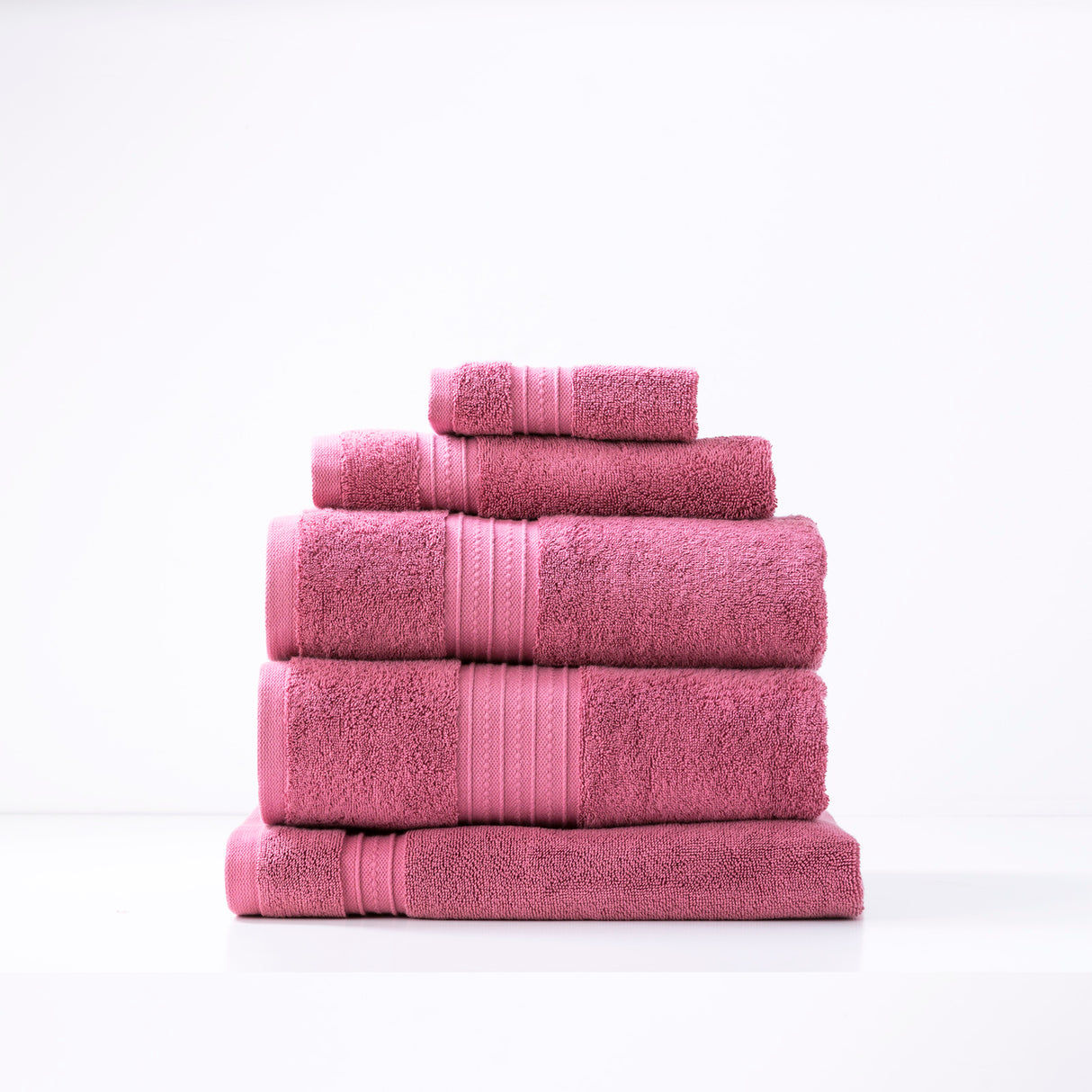 Brentwood 650 GSM Low Twist 5 Piece Bath Sheet Luxury Towel Set by Renee Taylor