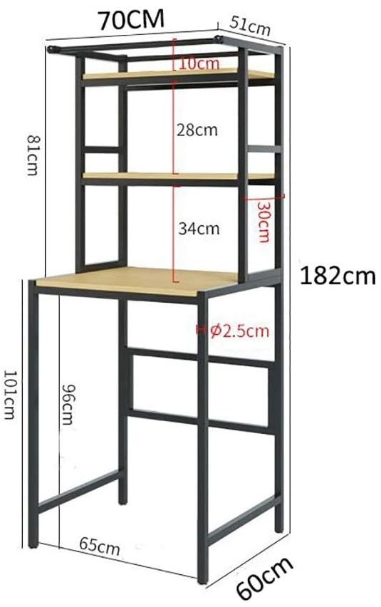CARLA HOME 3-Tier Over Washing Machine Rack