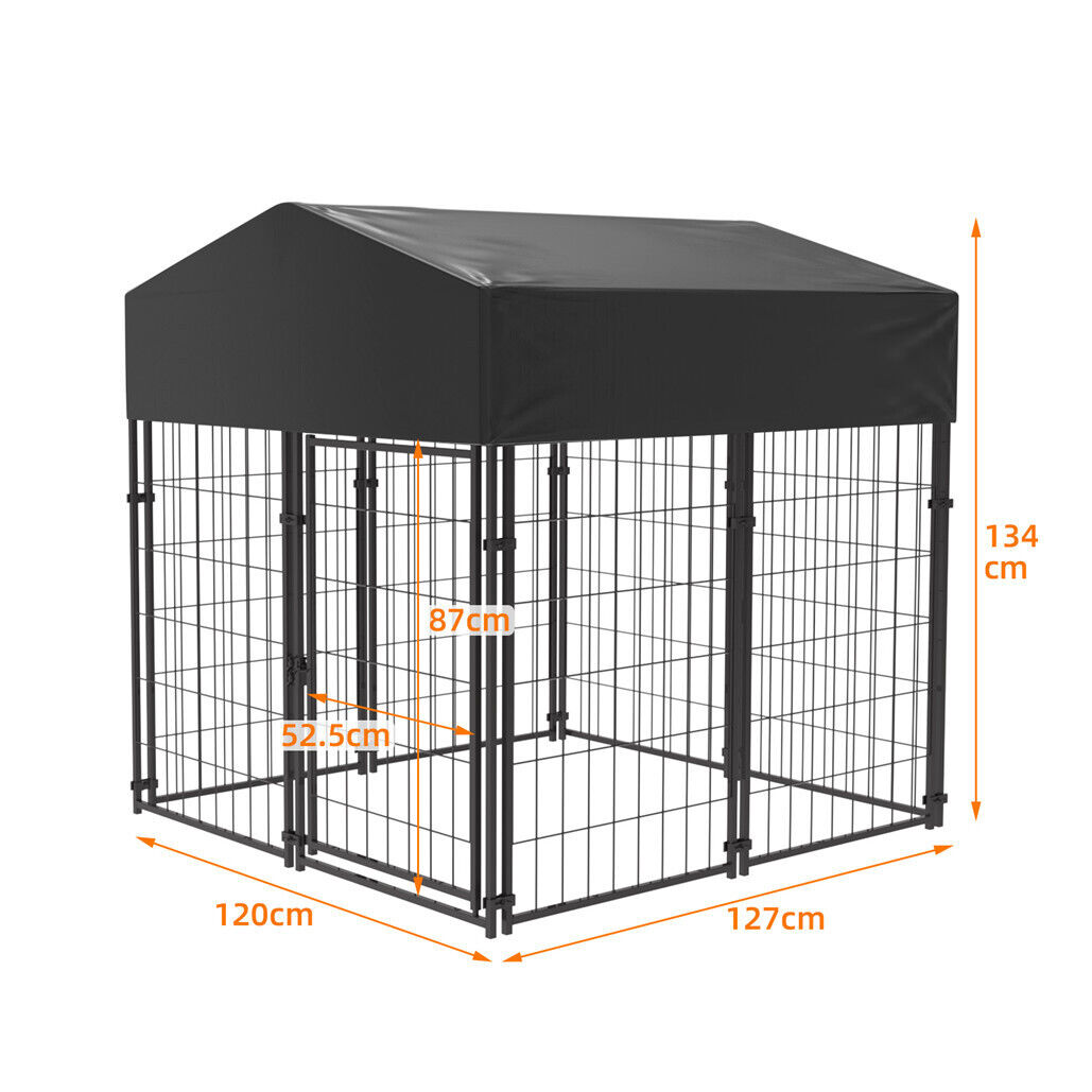 Extra Large Heavy-Duty Welded Wire Dog Kennel
