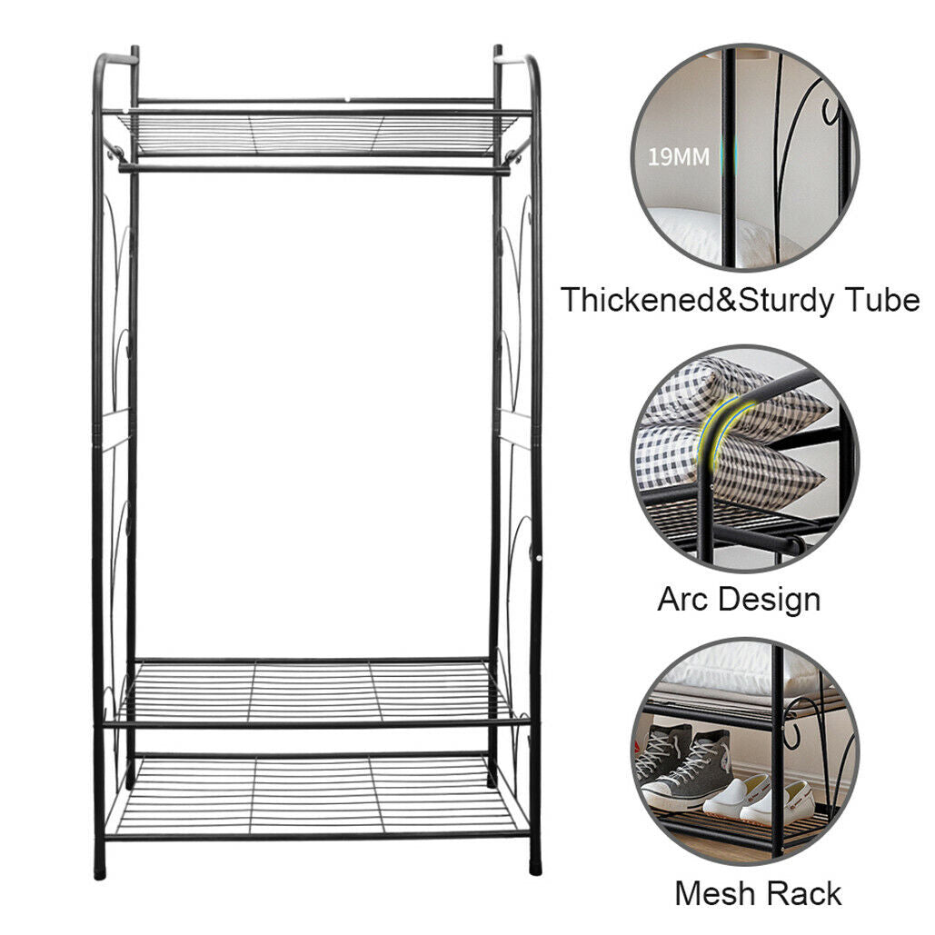 Extra Large Iron Garment Hanging Rack