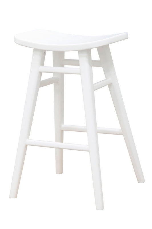 Aria Oval Solid Timber Counter Stool